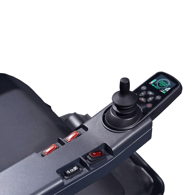 Electric Stair Climbing Wheelchair, Powered Mobility Chair with Tracked Drive System for Stairway Access