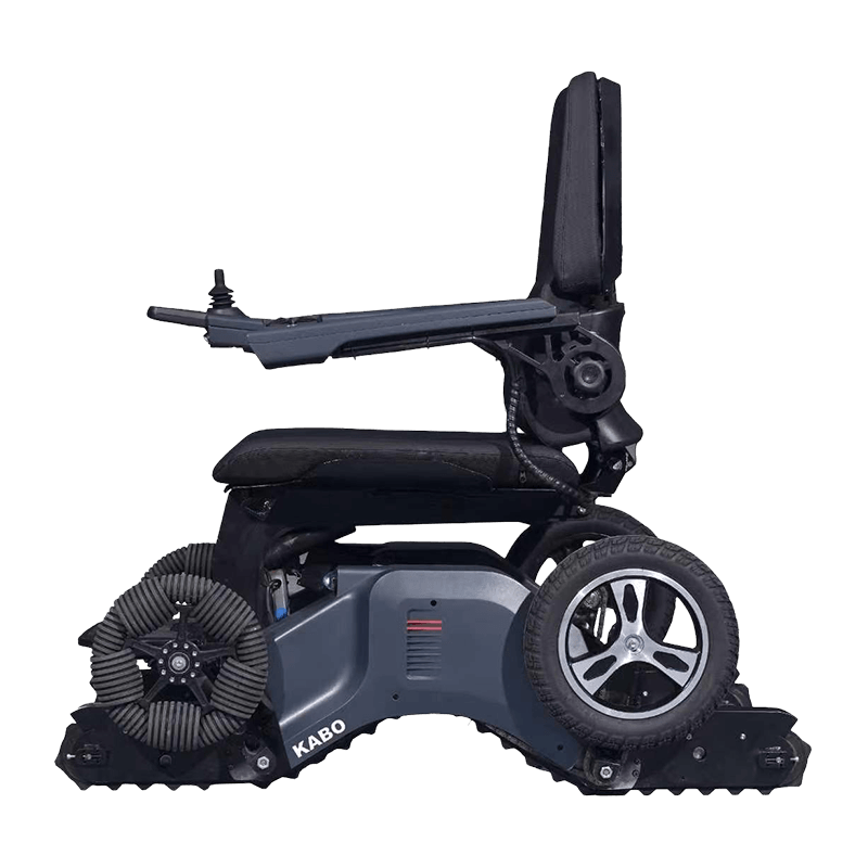 Electric Stair Climbing Wheelchair, Powered Mobility Chair with Tracked Drive System for Stairway Access